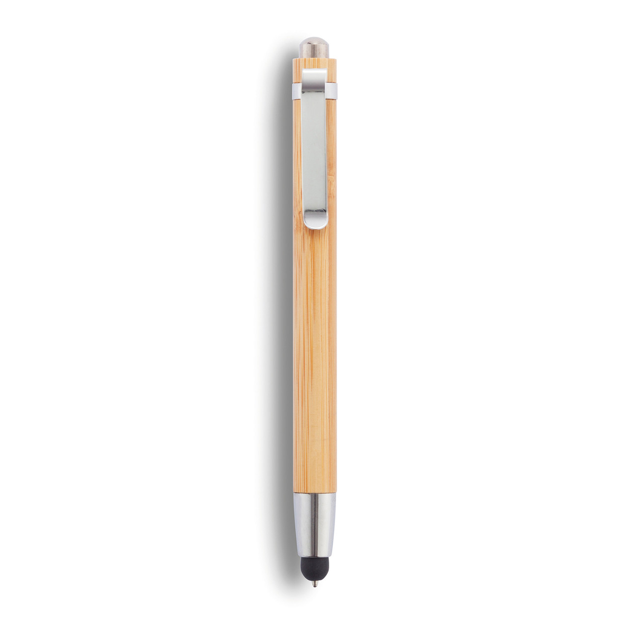Ручка-стилус из бамбука, коричневый; , Длина 1 см., ширина 1 см., высота 13,6 см., диаметр 1,1 см., P610.509 - фото 5 - id-p69073590