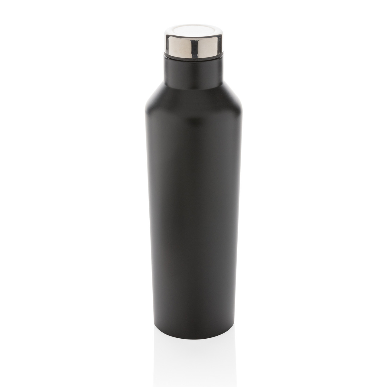 Вакуумная бутылка для воды Modern из нержавеющей стали, 500 мл, черный; , , высота 24,5 см., диаметр 6,8 см., - фото 1 - id-p83002967