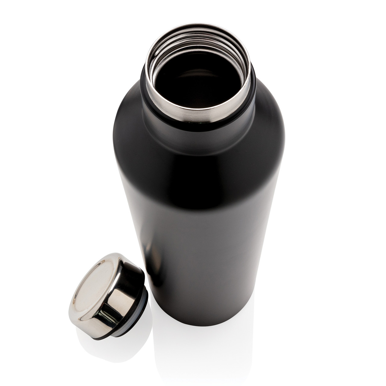 Вакуумная бутылка для воды Modern из нержавеющей стали, 500 мл, черный; , , высота 24,5 см., диаметр 6,8 см., - фото 4 - id-p83002967