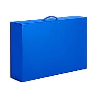 Коробка складная подарочная, 37x25x10cm, кашированный картон, синий, Синий, -, 21065 25