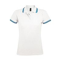 Поло женское PASADENA WOMEN 200, Голубой, XL, 700578.930 XL