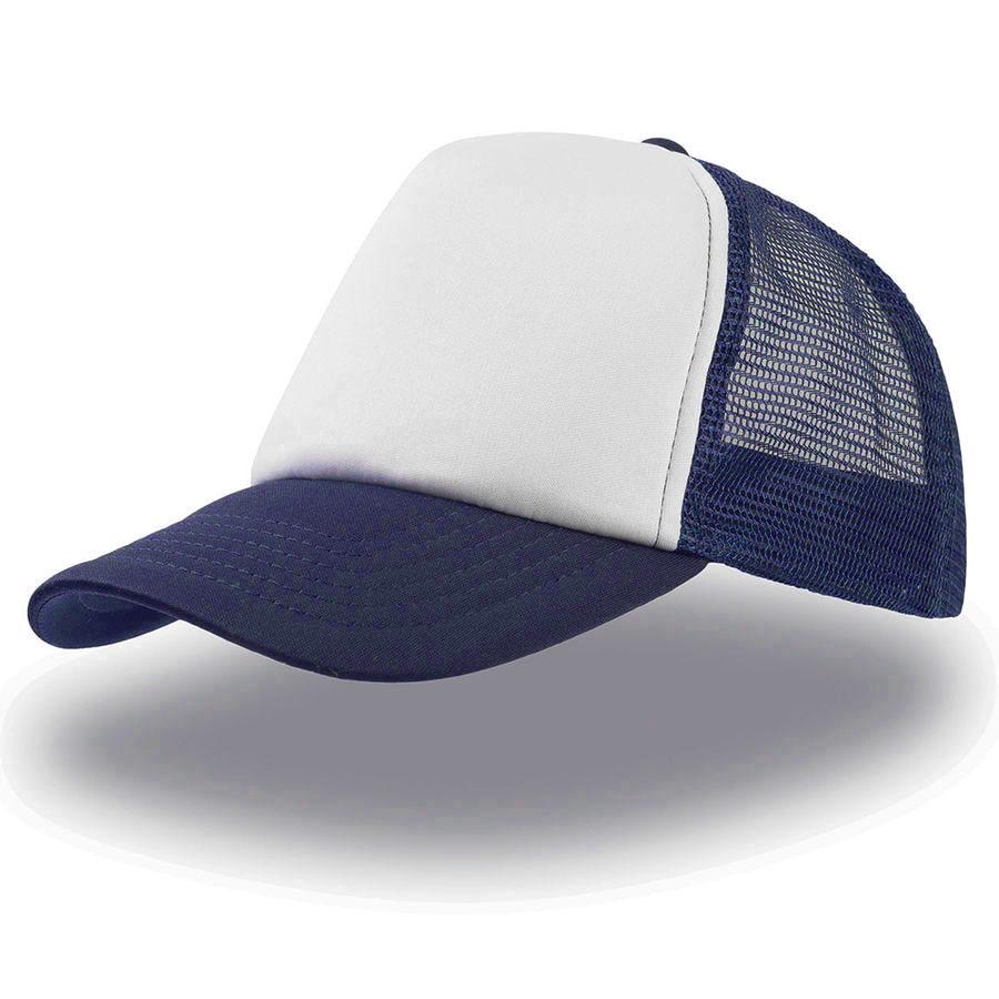 Бейсболка RAPPER, 5 клиньев, пластиковая застежка, Белый, -, 25420.25