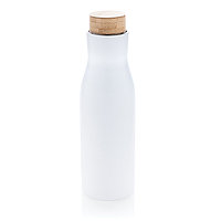 Герметичная вакуумная бутылка Clima со стальной крышкой, 500 мл, белый; , , высота 23,2 см., диаметр 7,2 см.,