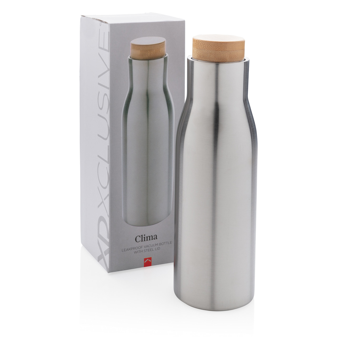Герметичная вакуумная бутылка Clima со стальной крышкой, 500 мл, серый; , , высота 23,2 см., диаметр 7,2 см., - фото 8 - id-p83002975