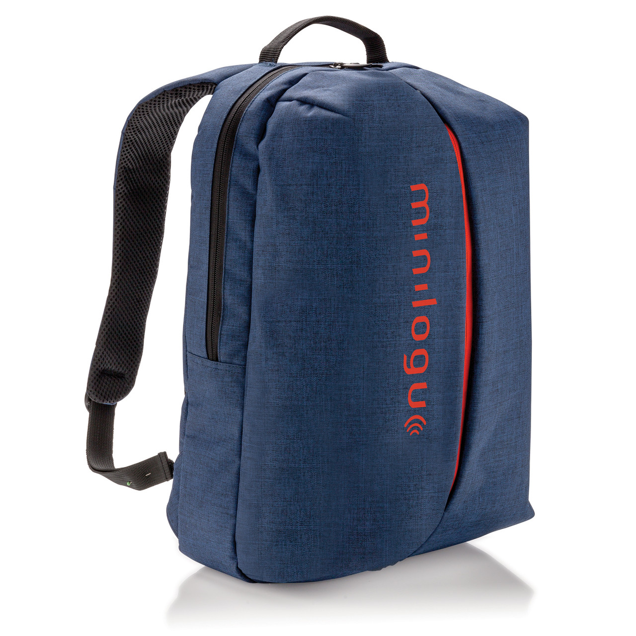 Рюкзак Smart, синий; оранжевый, Длина 16 см., ширина 30 см., высота 45 см., диаметр 0 см., P732.045 - фото 2 - id-p69073647