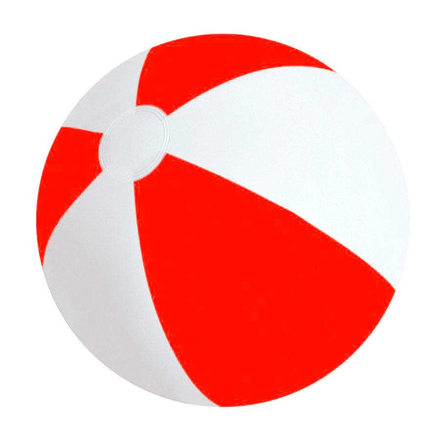 Мяч надувной "ЗЕБРА" 45 см, Красный, -, 22200 08
