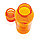 Герметичная бутылка для воды из AS-пластика, оранжевый; , , высота 26 см., диаметр 6,6 см., P436.878, фото 3