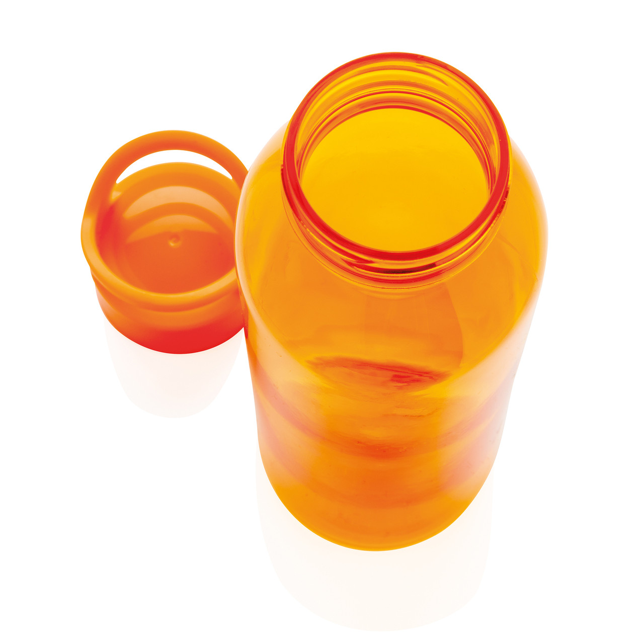 Герметичная бутылка для воды из AS-пластика, оранжевый; , , высота 26 см., диаметр 6,6 см., P436.878 - фото 3 - id-p69073680