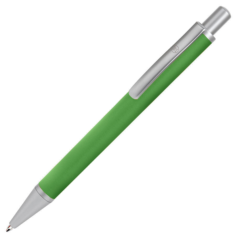 CLASSIC, ручка шариковая, зеленый/серебристый, металл, синяя паста, Серебро, -, 19601 15