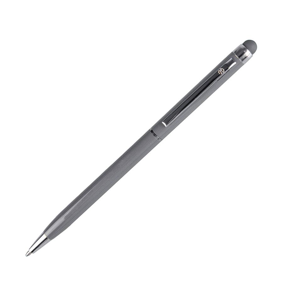 TOUCHWRITER, ручка шариковая со стилусом для сенсорных экранов, серый/хром, металл  , Серый, -, 1102 30