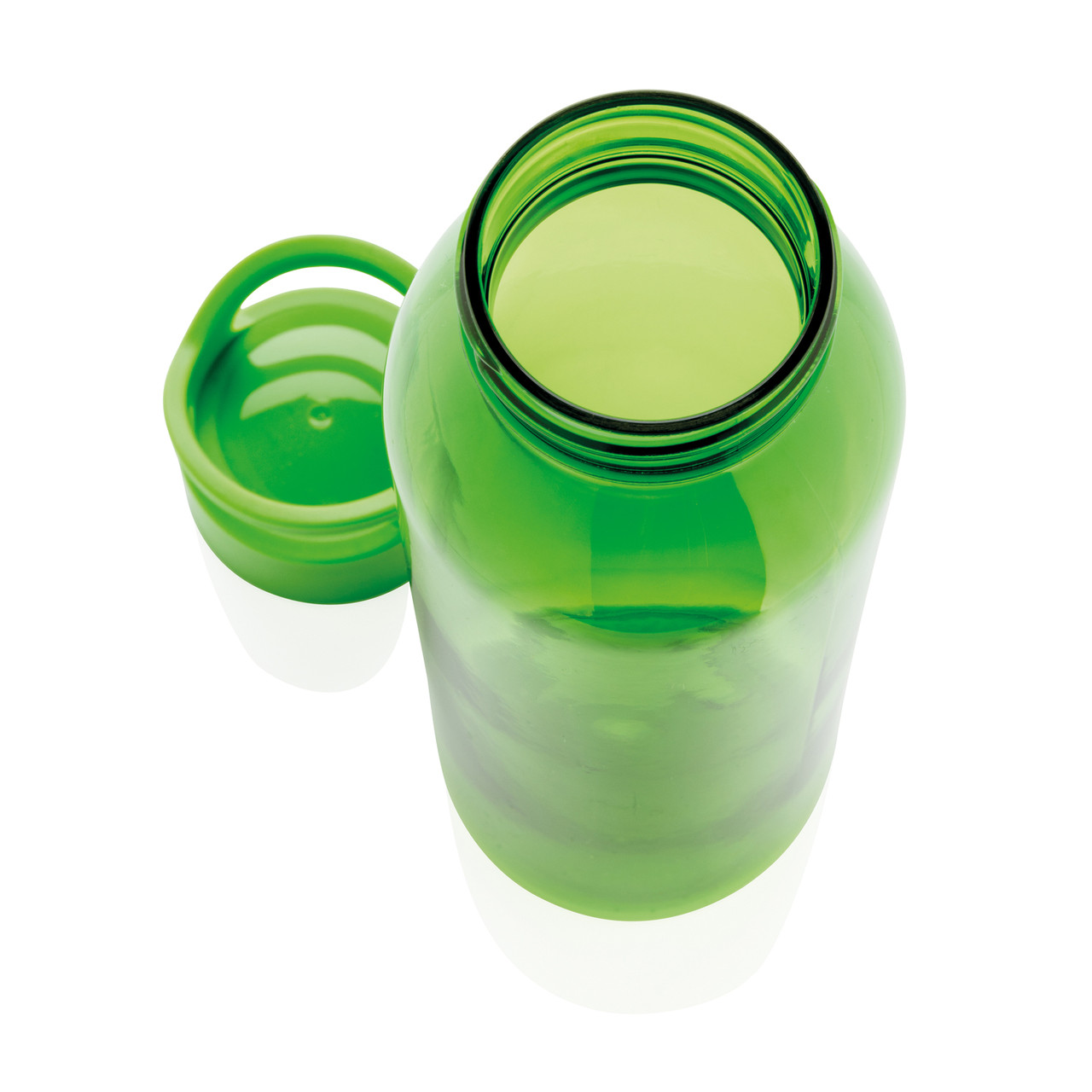 Герметичная бутылка для воды из AS-пластика, зеленый; , , высота 26 см., диаметр 6,6 см., P436.877 - фото 3 - id-p69073681