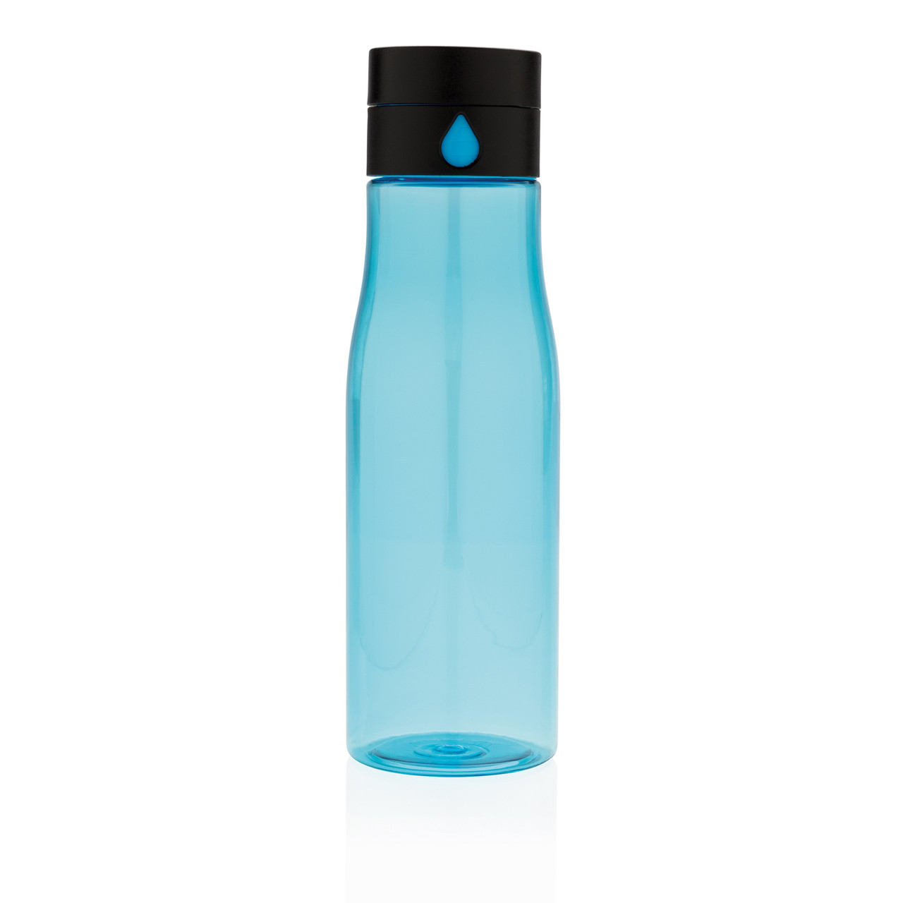Бутылка для воды Aqua из материала Tritan, синий; , , высота 23 см., диаметр 7 см., P436.895 - фото 1 - id-p69073686