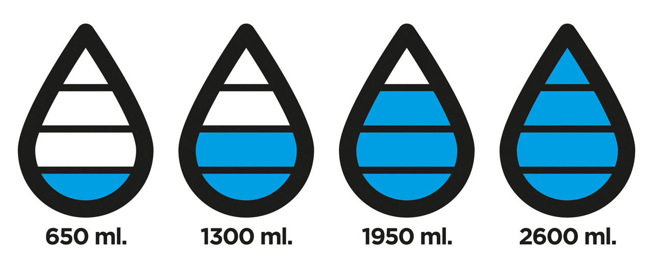 Бутылка для воды Aqua из материала Tritan, прозрачный; , , высота 23 см., диаметр 7 см., P436.890 - фото 3 - id-p69073688