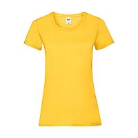 "Lady-Fit Valueweight T" футболкасы, ашық сары_хл, 100% мақта, 165 г/м2, Сары, XL, 613720.34 XL