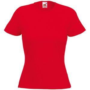 Футболка женская LADY FIT CREW NECK T 210, Красный, XS, 613780.40 XS