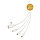 Круглый кабель Ontario 6 в 1, белый; , Длина 17 см., ширина 3 см., высота 2 см., диаметр 0 см., P302.343, фото 3