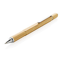 Многофункциональная ручка 5 в 1 Bamboo, коричневый, , ширина 1,3 см., высота 15 см., P221.549