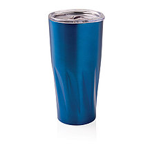 Вакуумная термокружка Copper, синий, синий, , высота 17,4 см., диаметр 8,5 см., P432.865