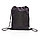 Светоотражающий рюкзак на шнурке из RPET AWARE™, черный; , Длина 34 см., ширина 14 см., высота 44 см., диаметр, фото 3