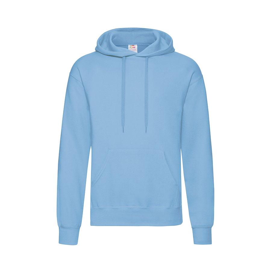 Толстовка с начесом CLASSIC HOODED SWEAT 280, Голубой, S, 622080.YT S