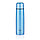 Термос из нержавеющей стали, 500 мл, синий; , , высота 24,5 см., диаметр 6,8 см., P430.125, фото 2