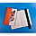Бизнес-блокнот UNI, A5, бело-красный, мягкая обложка, в линейку, черное ляссе, Красный, -, 21240 01 08, фото 3