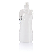 Складная бутылка для воды, 400 мл, белый; , Длина 27 см., ширина 11 см., высота 3 см., диаметр 0 см., P436.203