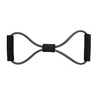 Эспандер-восьмерка в чехле, темно-серый; черный, Длина 24 см., ширина 11 см., высота 2,2 см., диаметр 0 см.,