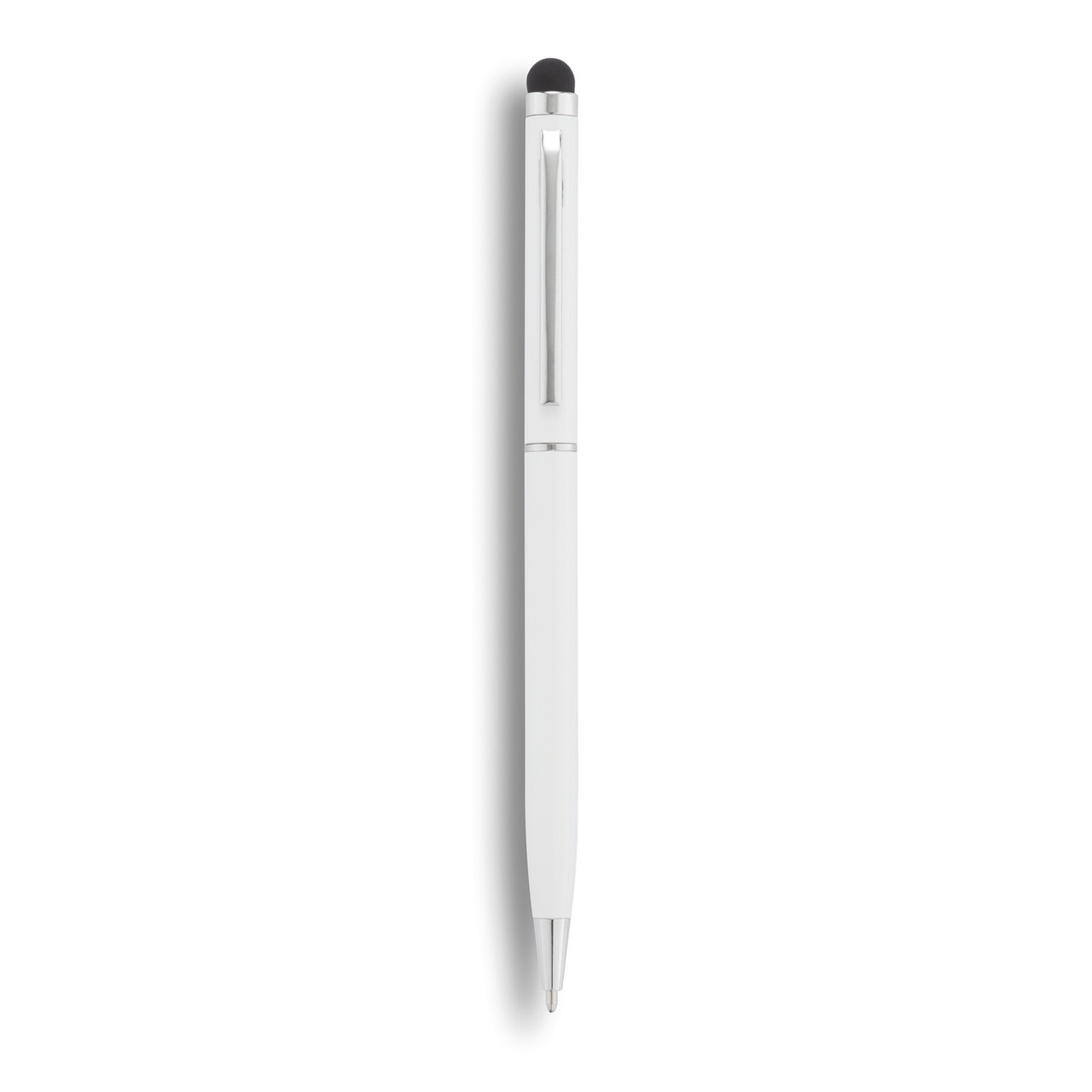Тонкая металлическая ручка-стилус, белый; , , высота 13,6 см., диаметр 0,8 см., P610.623 - фото 5 - id-p69074130