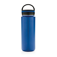 Герметичная вакуумная бутылка с широким горлышком, синяя, синий; , , высота 25 см., диаметр 7,3 см., P436.625