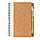 Блокнот на спирали Cork с ручкой, белый; , Длина 17 см., ширина 13,3 см., высота 2 см., диаметр 0 см.,, фото 3