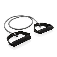 Эспандер Heavy для фитнеса с чехлом, темно-серый; черный, Длина 22,8 см., ширина 0,6 см., высота 0,9 см.,