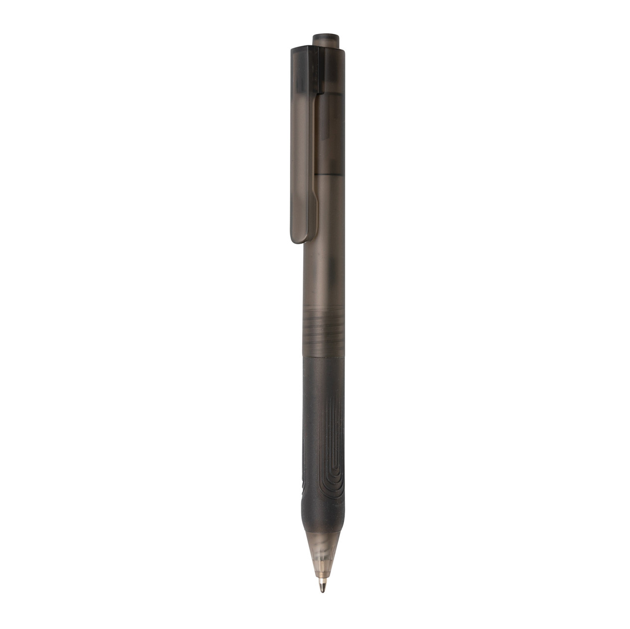 Ручка X9 с матовым корпусом и силиконовым грипом, черный; , , высота 14,3 см., диаметр 1,1 см., P610.791 - фото 1 - id-p92274189