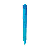 Ручка X9 с матовым корпусом и силиконовым грипом, синий; , , высота 14,3 см., диаметр 1,1 см., P610.795