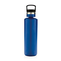 Герметичная вакуумная бутылка, синяя, синий, , высота 27,5 см., диаметр 7,3 см., P436.665