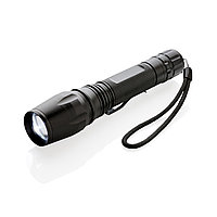 Фонарик CREE heavy duty, 10W, черный; , Длина 3,4 см., ширина 3,4 см., высота 19,5 см., диаметр 3,4 см.,