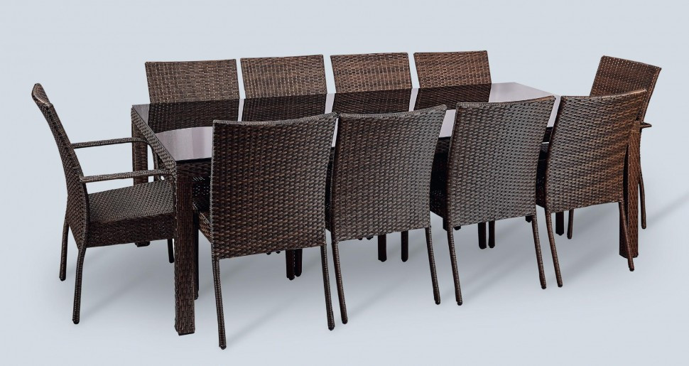 Мебель из ротанга - Обеденный комплект из искусственного ротанга Сицилия A008 - фото 2 - id-p49092878