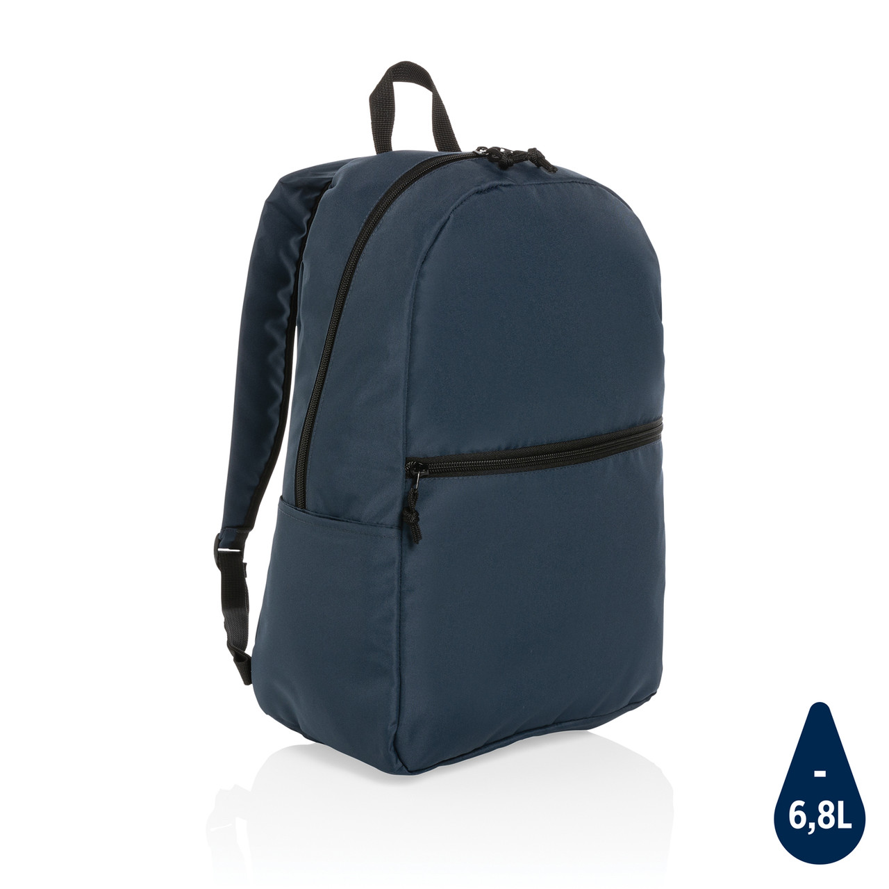 Легкий рюкзак Impact из RPET AWARE™, темно-синий; , Длина 31 см., ширина 17 см., высота 44 см., диаметр 0 см.,