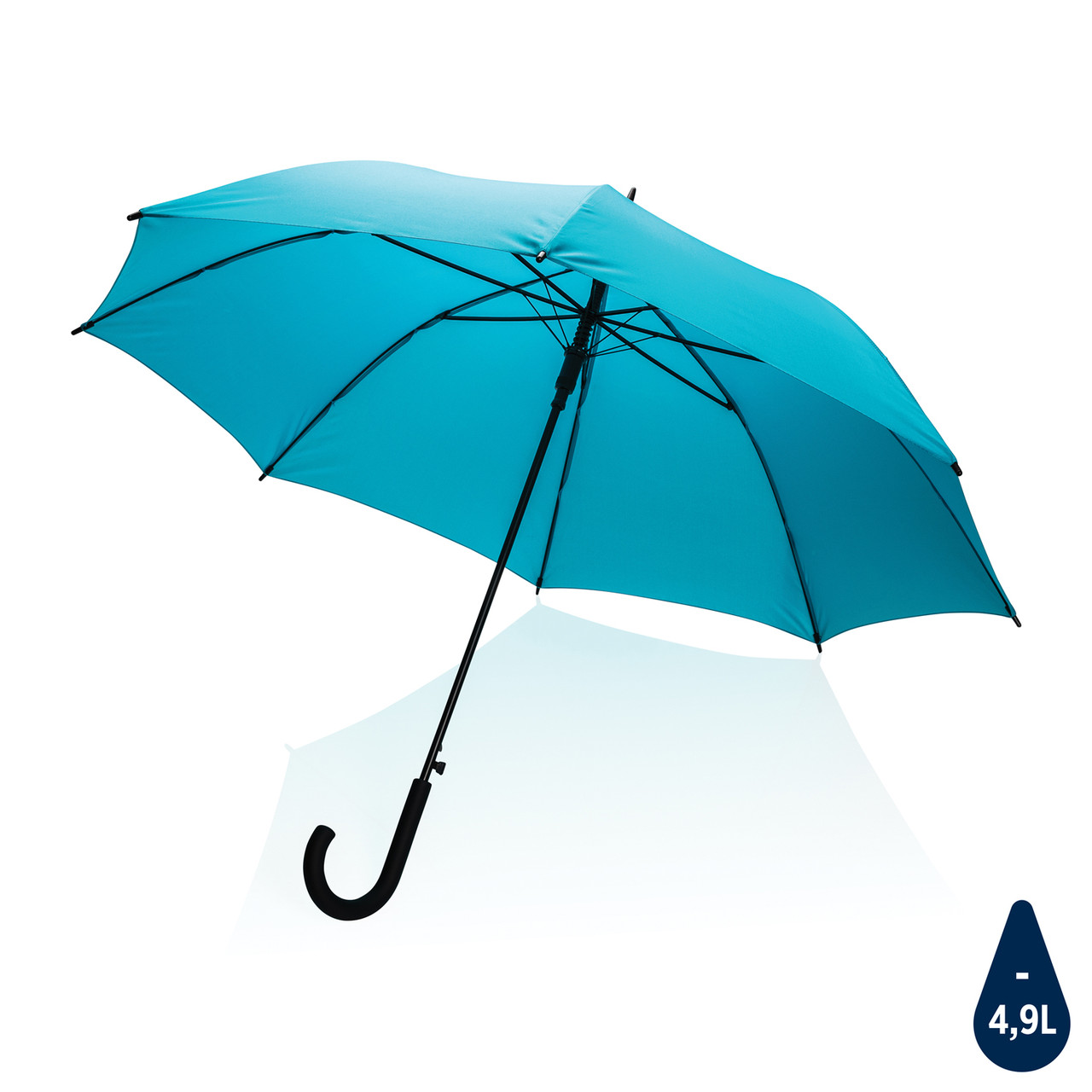 Автоматический зонт-трость Impact из RPET AWARE , d103 см , синий; , , высота 84 см., диаметр 103 см., - фото 1 - id-p93533585