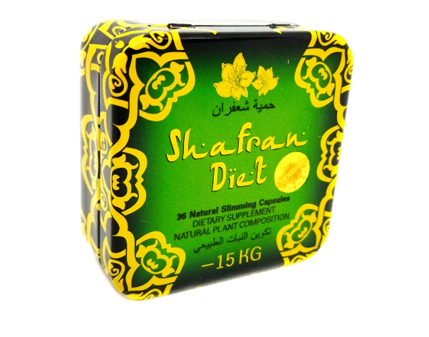 Средство для похудения Шафран Shafran diet 36 капсул.