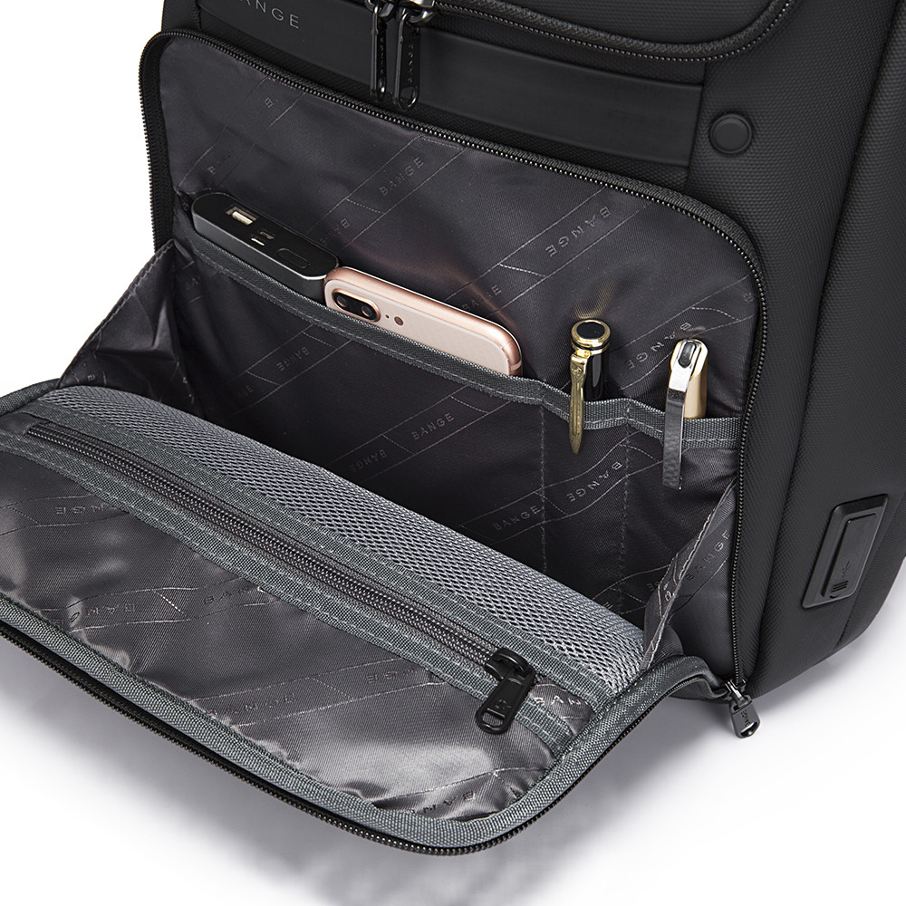 Рюкзак для ноутбука и бизнеса Xiaomi Bange BG-7261 (черный) - фото 7 - id-p100441219
