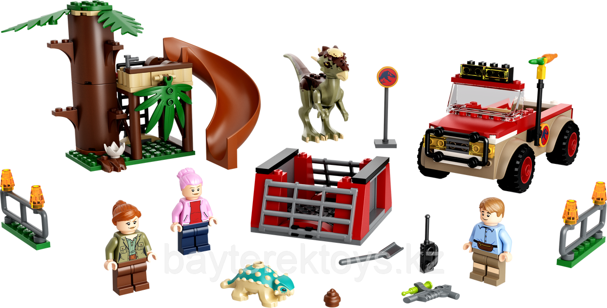Конструктор 60131 Побег стигимолоха, аналог Lego Jurassic World  76939