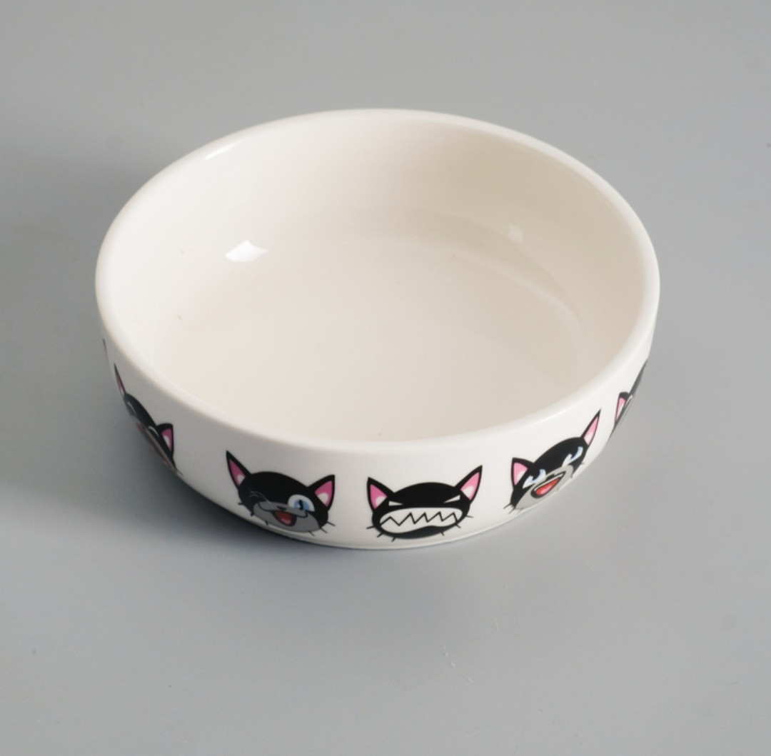 Миска керамика для кошек Эмоджи - фото 2 - id-p100441748