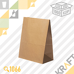 Бумажный пакет Delivery Bag, Эконом 220x120x290 (50гр) (1000шт/уп)