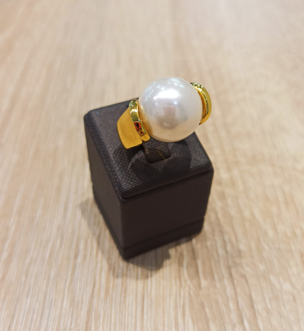 Кольцо с жемчугом Майорка - 15,5 размер ( ул. Абая 141 ) - фото 1 - id-p100448641
