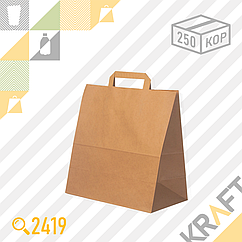 Carry Bag, Крафт 320x180x320 (80гр) (250шт/уп)