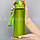 Бутылочка для воды пластиковая с поилкой 500 мл зеленая, фото 10