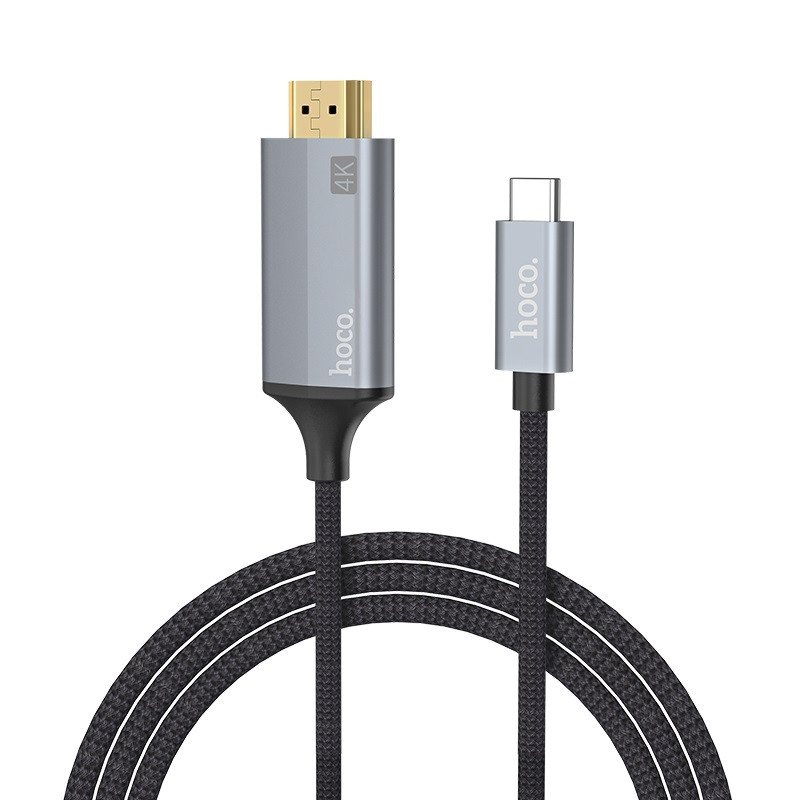 HDMI кабель видеоадаптер Type-C to HDMI cable adapter, HOCO UA13 - фото 3 - id-p100458186