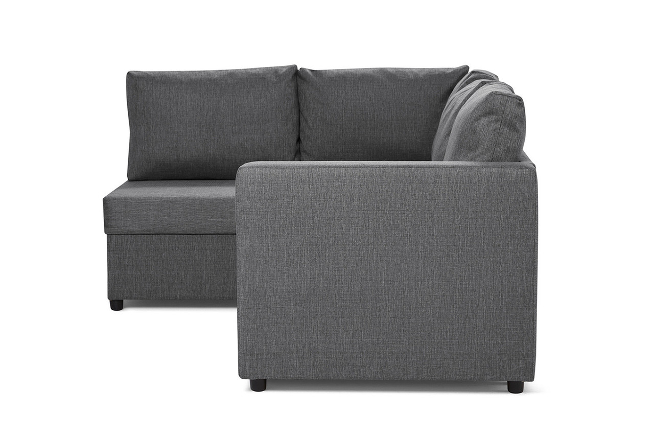 Угловой диван-кровать Мансберг, Тёмно-серый - фото 3 - id-p100458501