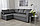 Угловой диван-кровать Мансберг, Тёмно-серый, фото 2